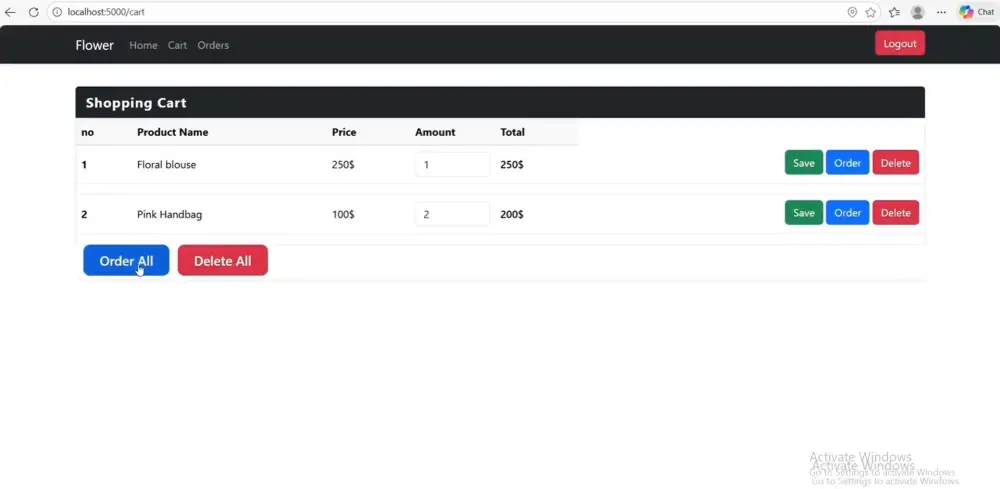 خدمة تطوير متجر أونلاين كامل الوظائف