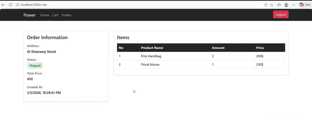 خدمة تطوير متجر أونلاين كامل الوظائف