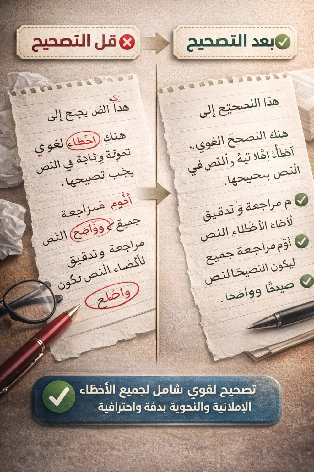 خدمة تصحيح لغوي