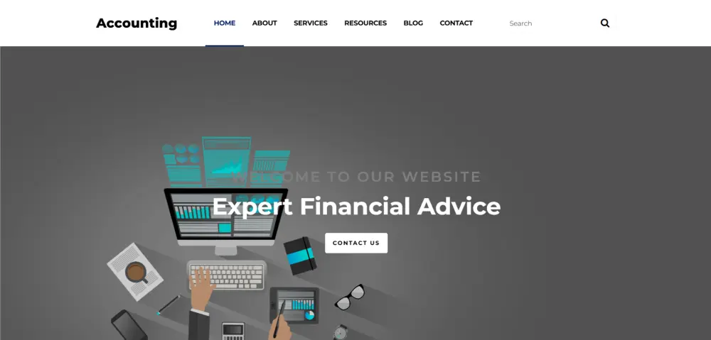 تصميم وتطوير موقع Front-End