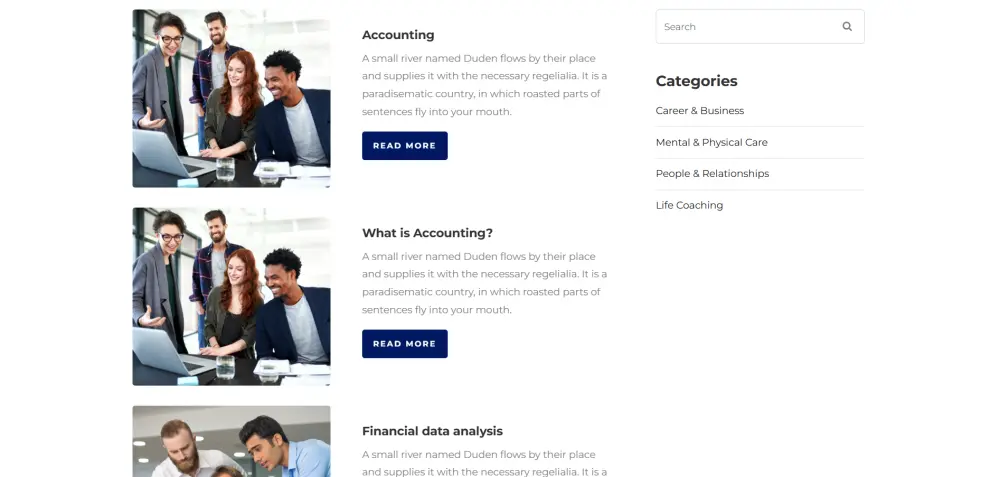 تصميم وتطوير موقع Front-End