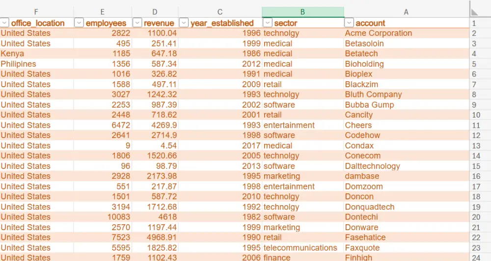 تفريغ البيانات الورقية إلى Excel أو Google Sheets