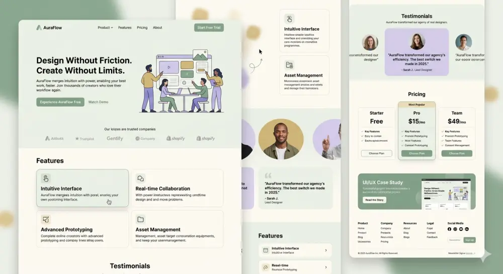 تصميم صفحة هبوط احترافية ومتجاوبة لعرض خدمتك أو منتجك