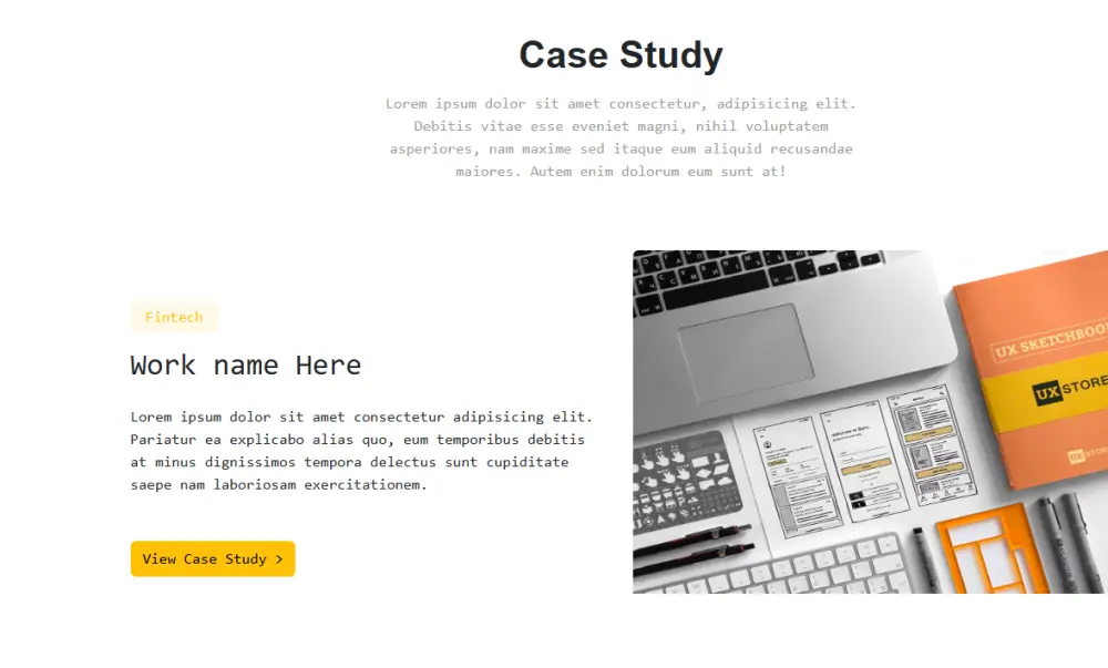 خدمة إنشاء موقع Portfolio شخصي