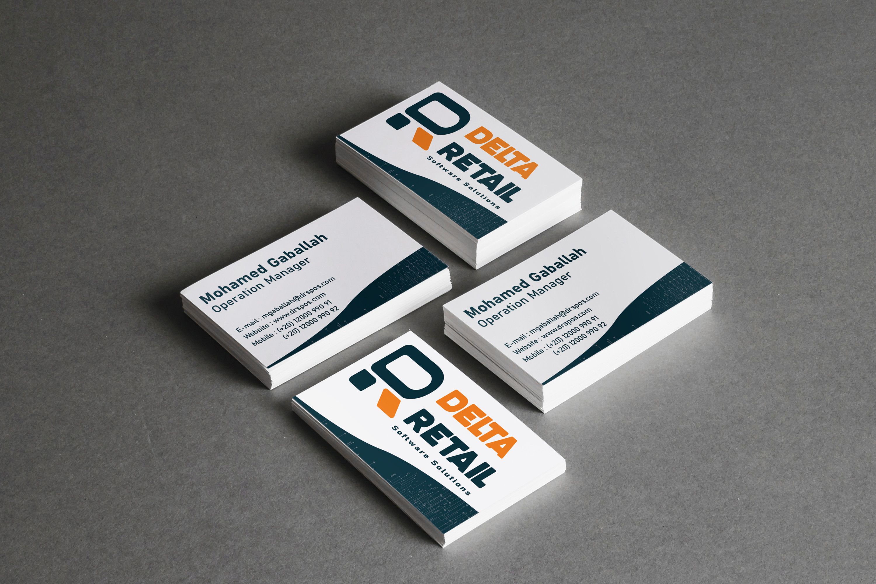 تصميم كارت شخصي احترافي بشكل عصري