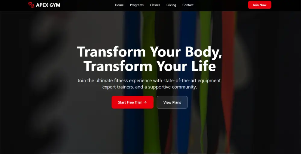 صفحة هبوط احترفية