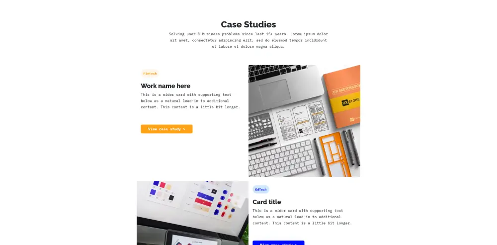 تصميم صفحة هبوط متكامله | Landing Page