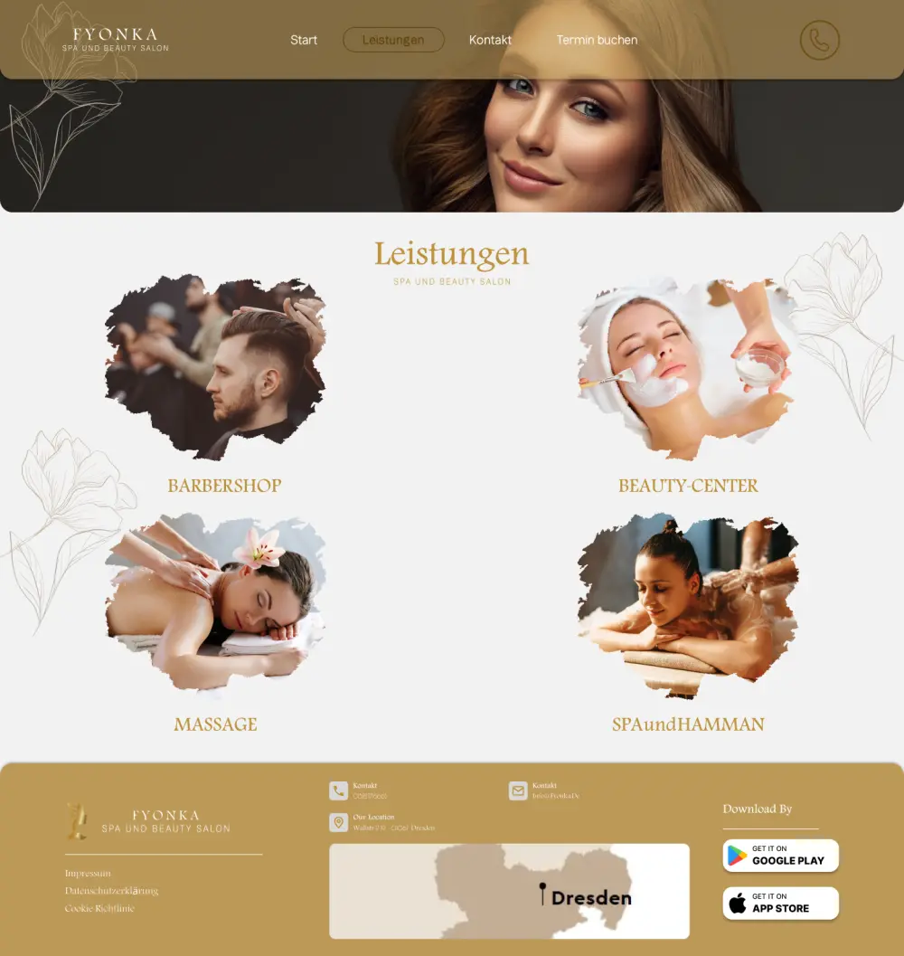 تصميم UIUX لصفحة هبوط Landing Page