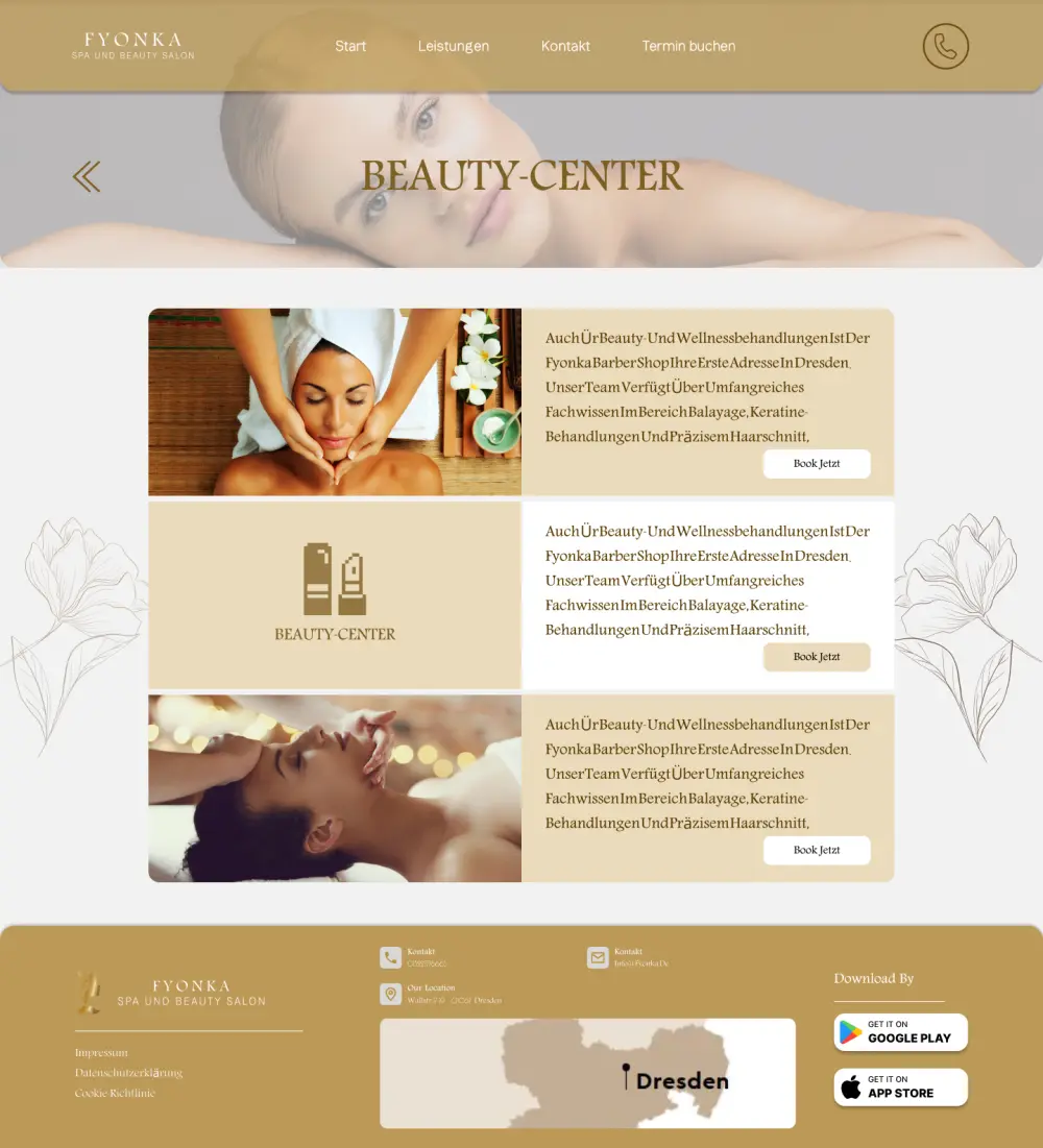تصميم UIUX لصفحة هبوط Landing Page