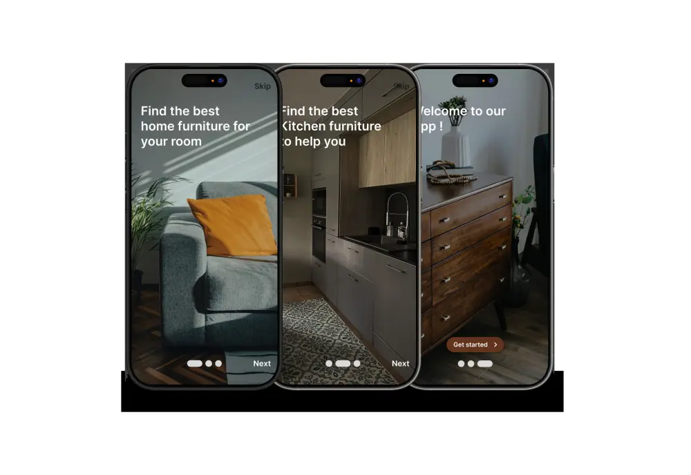 تصميم UIUX ل تطبيق الكترونى