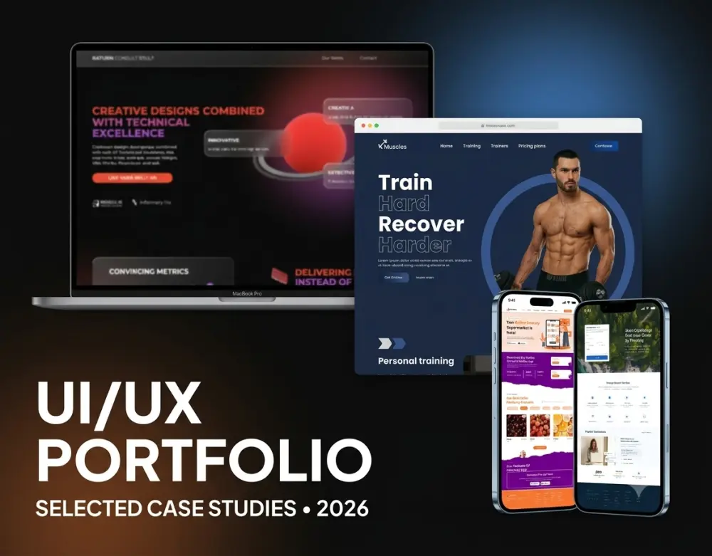 تصميم UIUX لصفحة هبوط Landing Page
