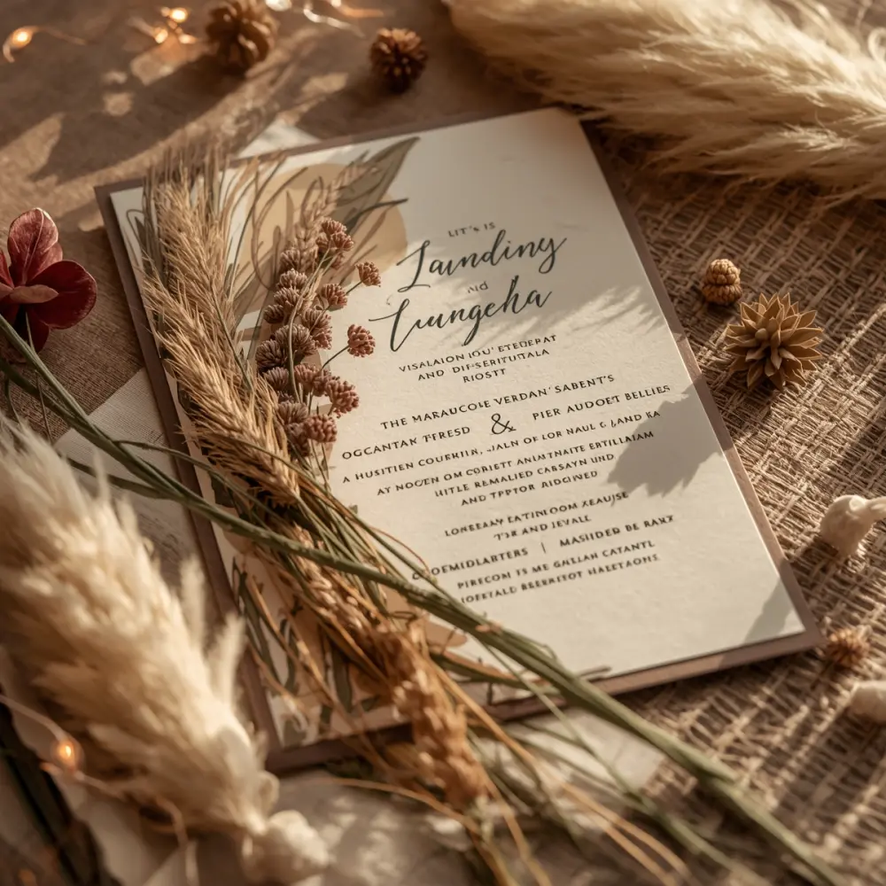 أصمم لك دعوة زفاف أنيقة وجذابة حسب ذوقك