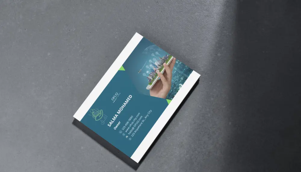 تصميم كارت عمل (Business Card) احترافي ومبتكر يعبر عن هويتك