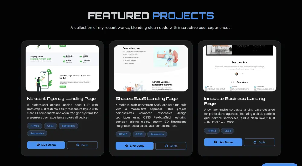 بناء موقع شخصي احترافي Personal Portfolio
