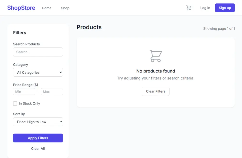 تصميم وتطوير واجهة مستخدم احترافية باستخدام Reactو Tailwind