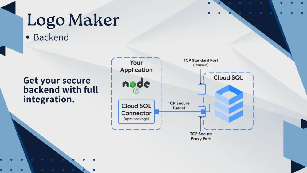نظام إنشاء الشعارات كامل | تطبيق Flutter للموبايل + Desktop + Backend بسعر 500$