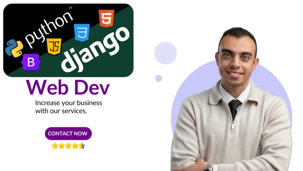 تطوير مواقع ويب (HTML/CSS/JS/Node.js/Django) + MVC/MVVM