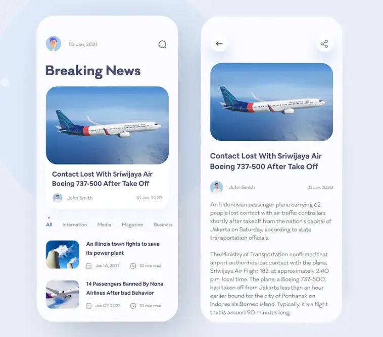 تطوير تطبيق Flutter مع ربط API