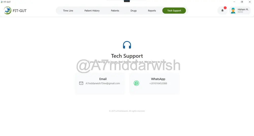 نظام ذكي متكامل لإدارة عيادة طبية (طباعة روشتات طبية و إدارة المرضى والموظفين و الريسيبشن)