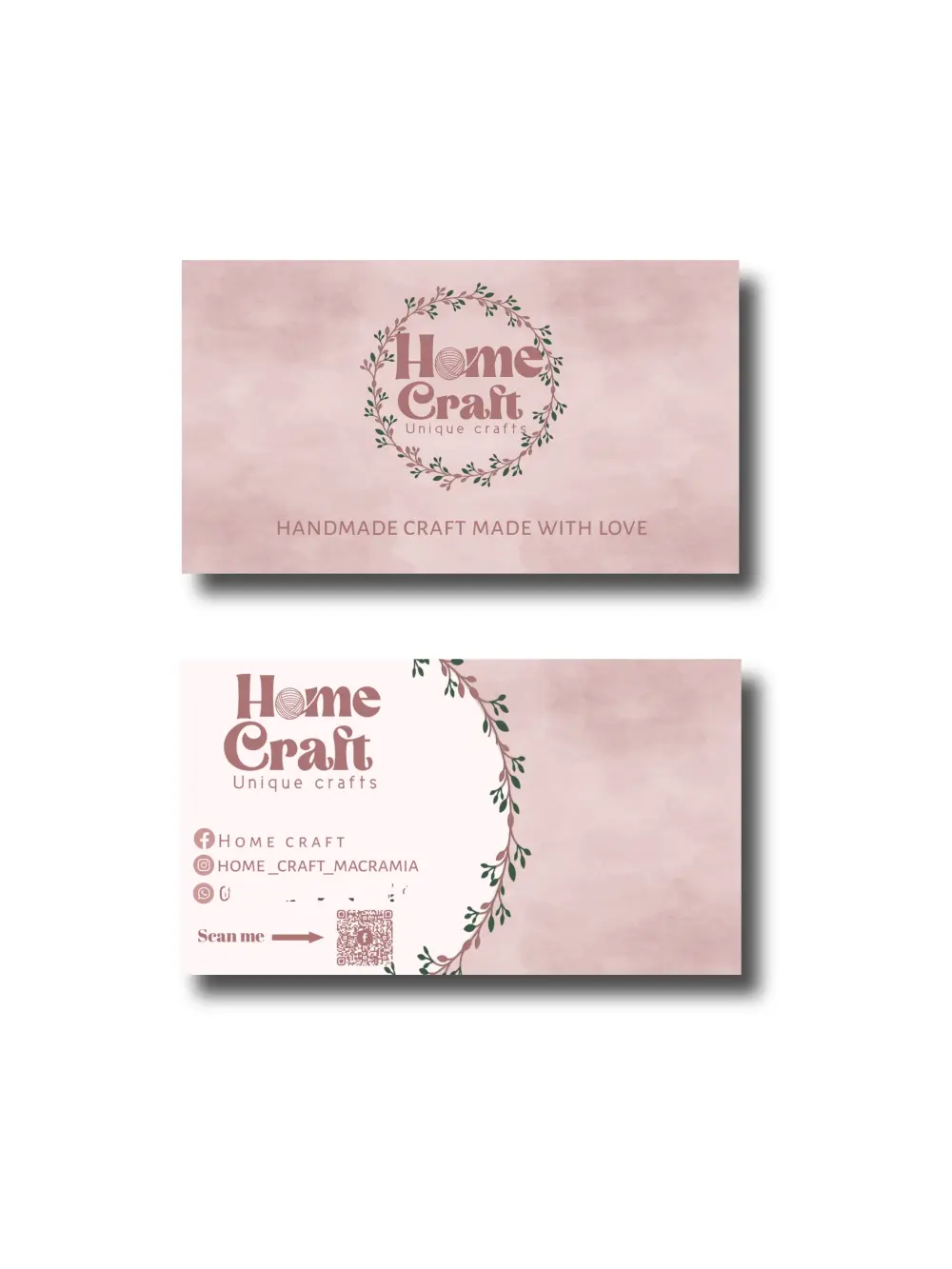 تصميم بيزنس كارد بباركود