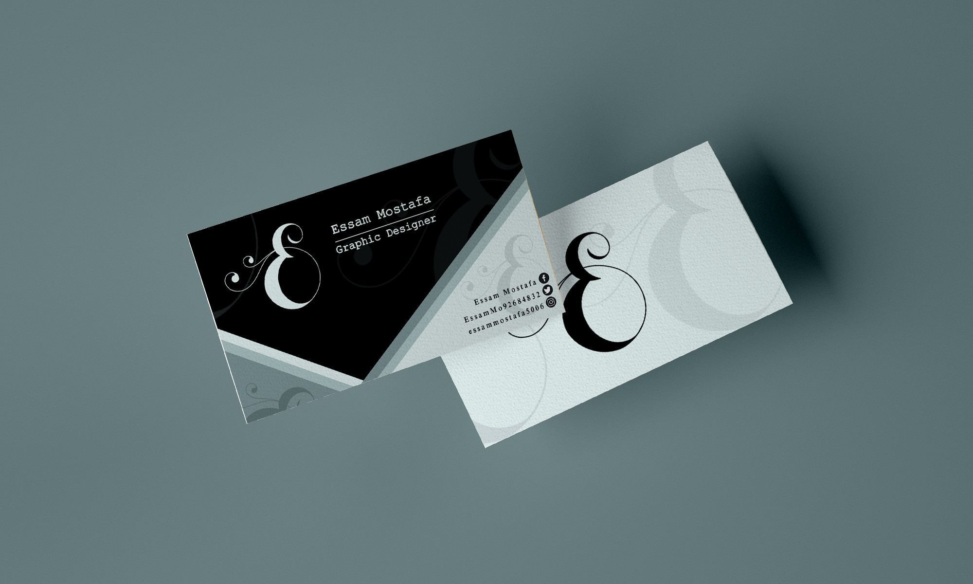 تصميم بيزنس كارد او كارت اعمال شخصي