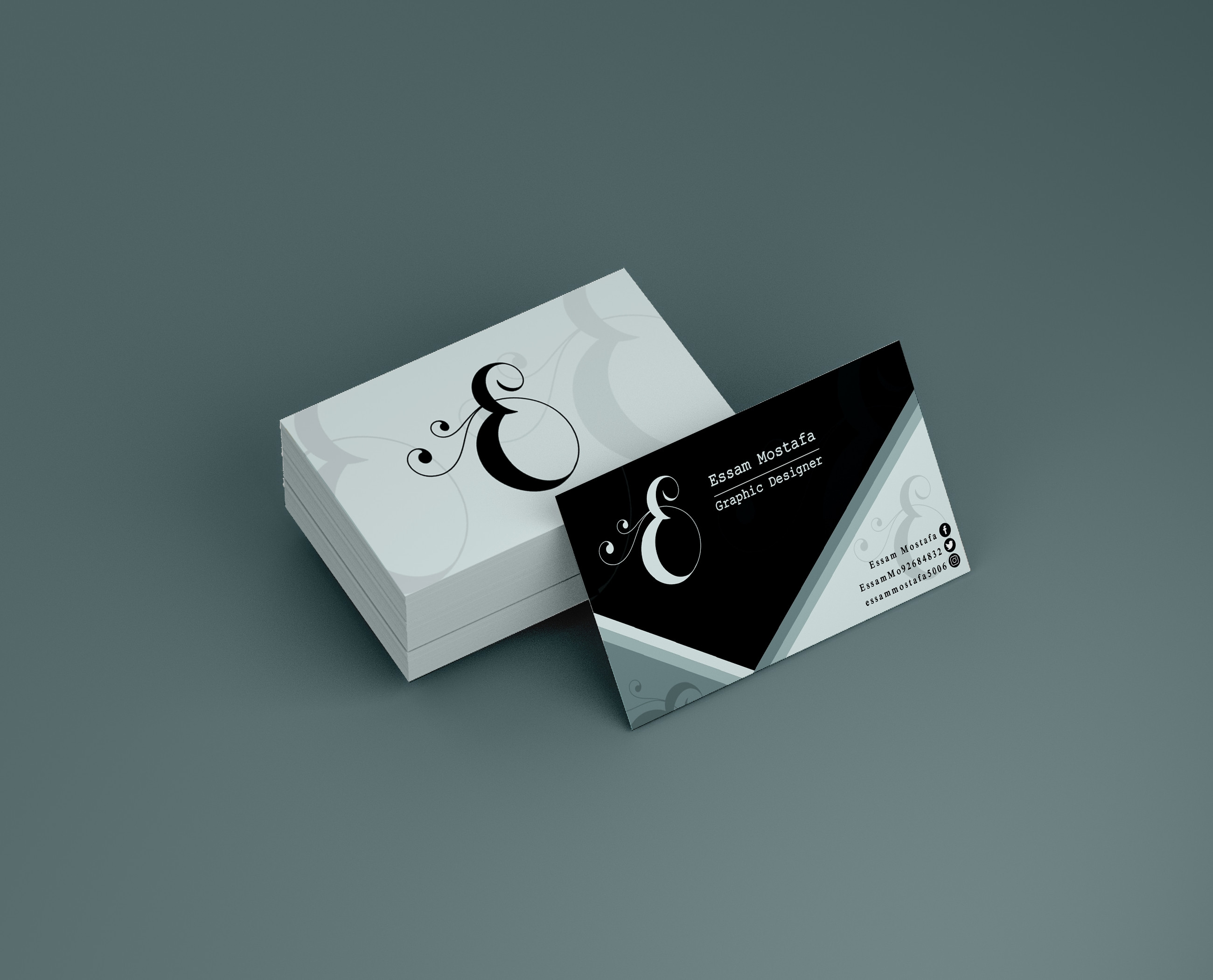 تصميم بيزنس كارد او كارت اعمال شخصي