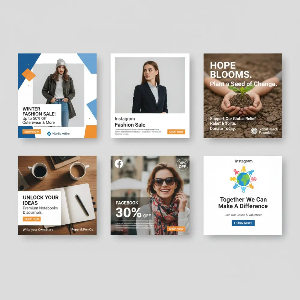 تصميم بوستات سوشال ميديا احترافية وقابلة للتعديل على Canva