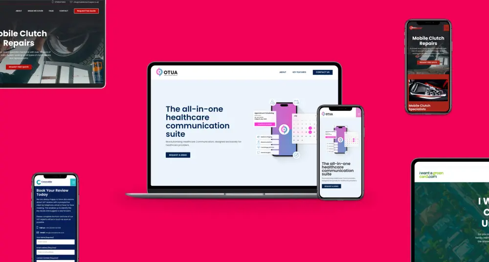 تصميم صفحة هبوط Landing Page بتصميمات مختلفه