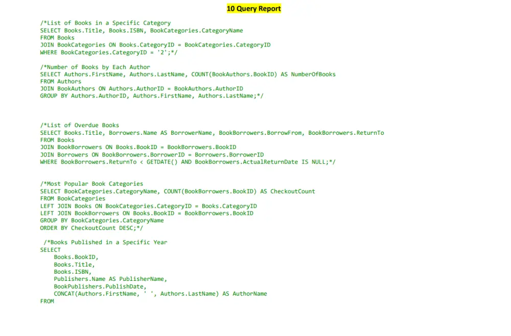 تصميم قاعدة بيانات باحتراف ERD + SQL + Queries