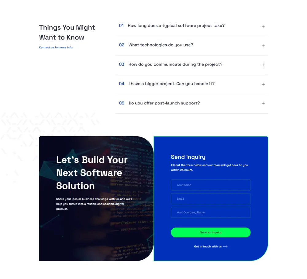 تصميم وتطوير صفحة هبوط Landing Page احترافية وجذابة