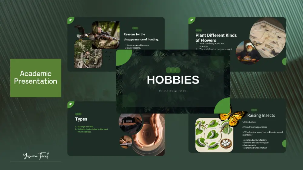 عرض تقديمي جذاب باستخدام Canva او PowerPoint