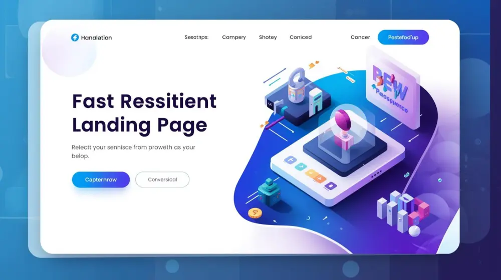 تصميم وبرمجة Landing Page احترافية سريعة لعرض منتج أو خدمة