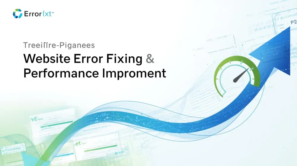 إصلاح أخطاء موقع ويب وتحسين السرعة والأداء التقني