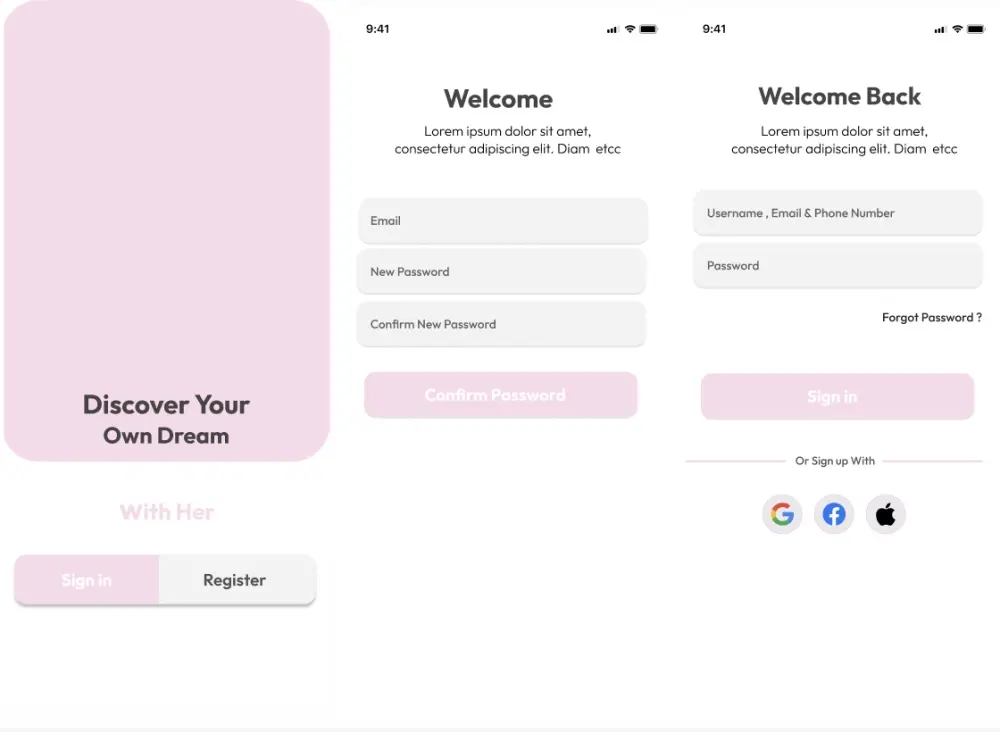 تصميم واجهات تطبيقات احترافية UI/UX باستخدام Figma