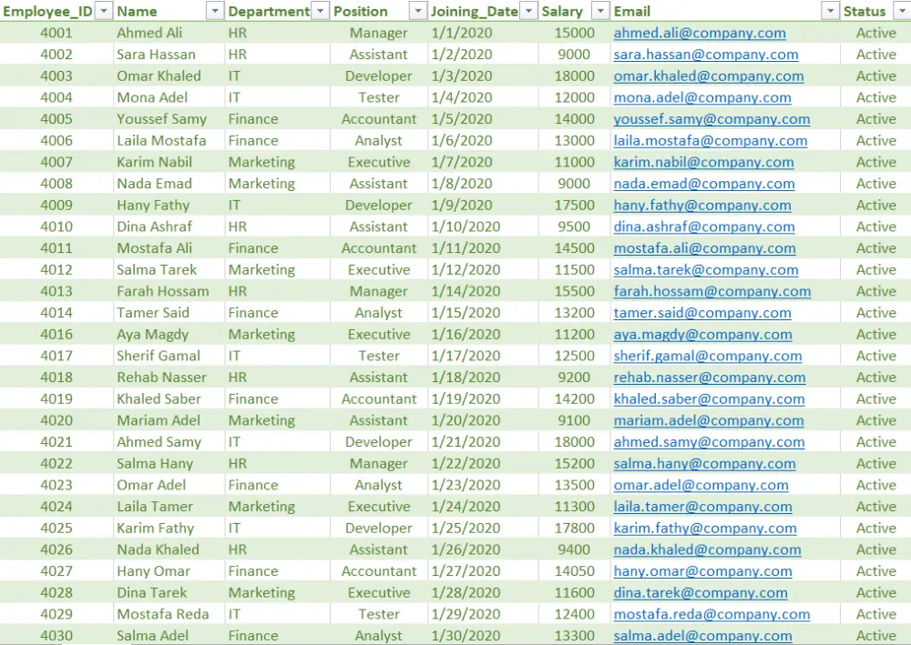 إدخال بيانات | Data Entry