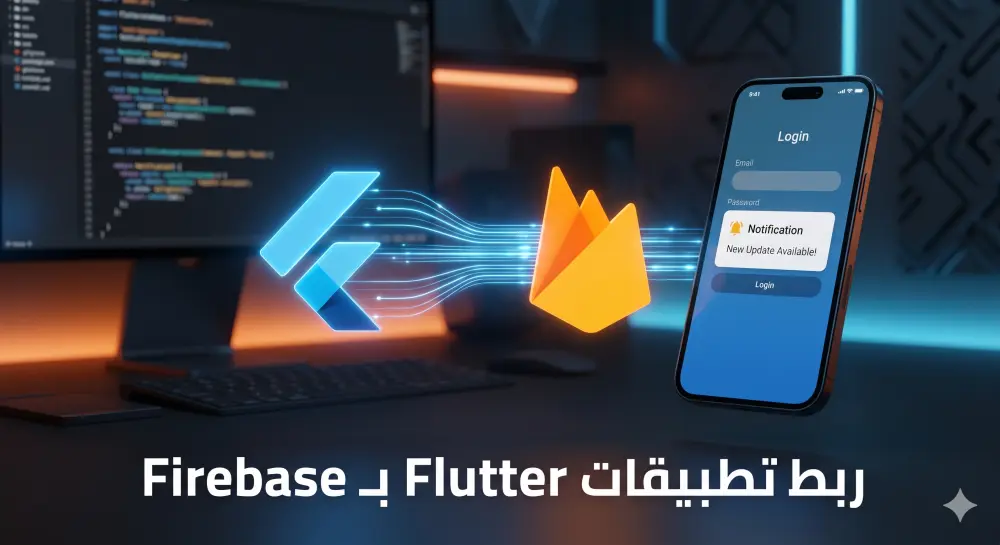 ربط تطبيقات Flutter بـ Firebase وإدارة البيانات السحابية (Back-end).