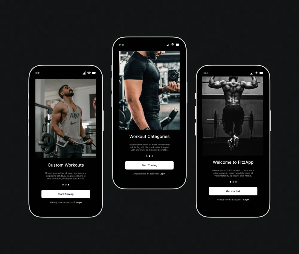 تصميم واجهات تطبيق موبايل UI/UX بطريقه احترافيه