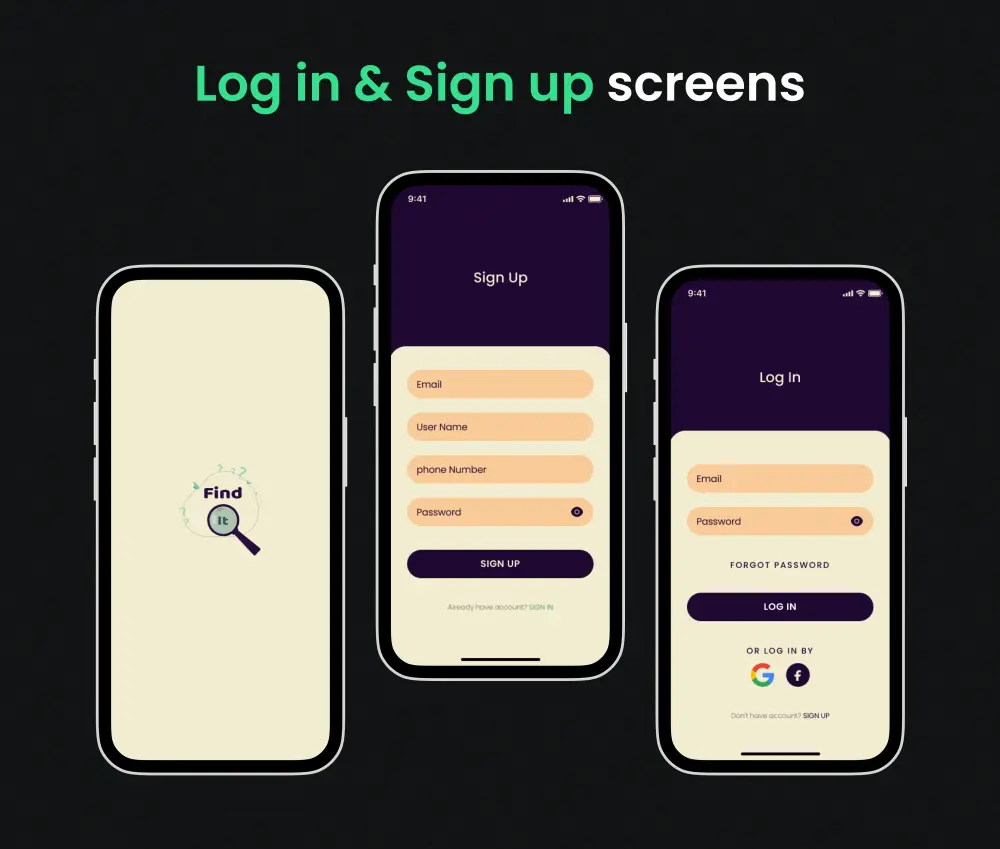 تصميم واجهات تطبيق موبايل UI/UX بطريقه احترافيه