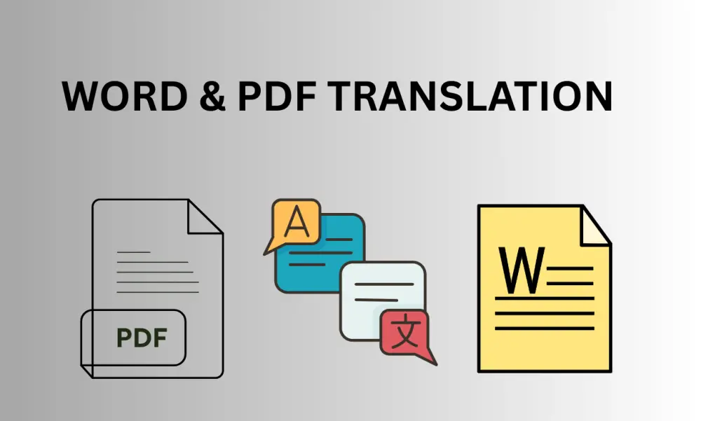 ترجمة ملفات Word و PDF بسرعة و بدقة
