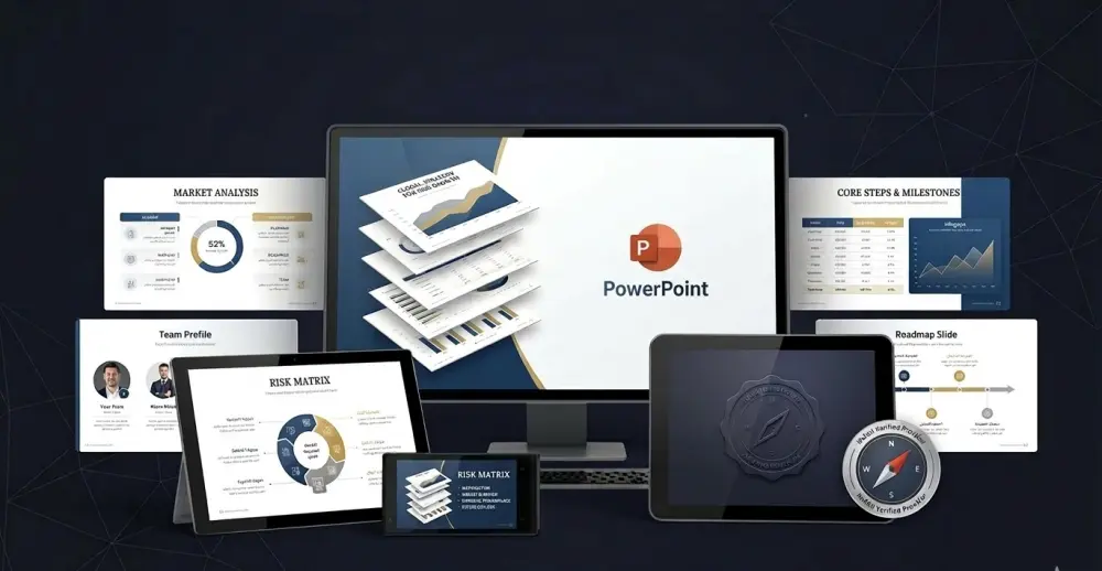 تصميم عروض PowerPoint احترافية وعصرية