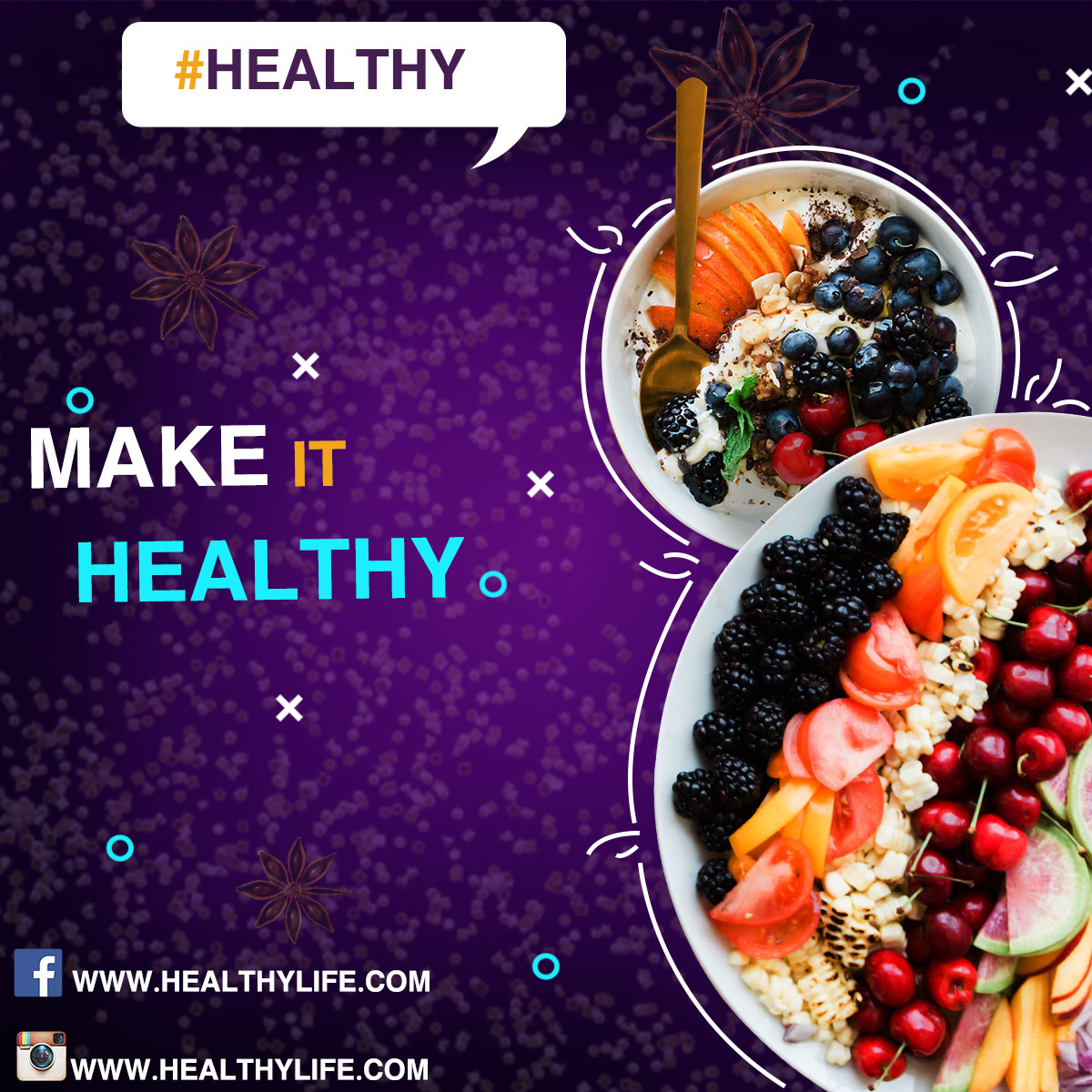 عمل تصميمات للسوشيال ميديا عدد 2 تصميم مقابل 20 دولار