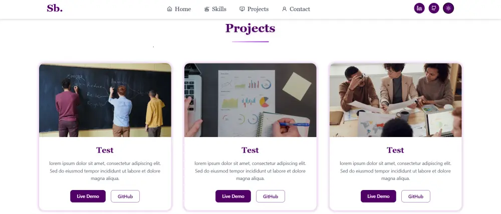 تصميم موقع بورتفوليو احترافي لعرض أعمالك