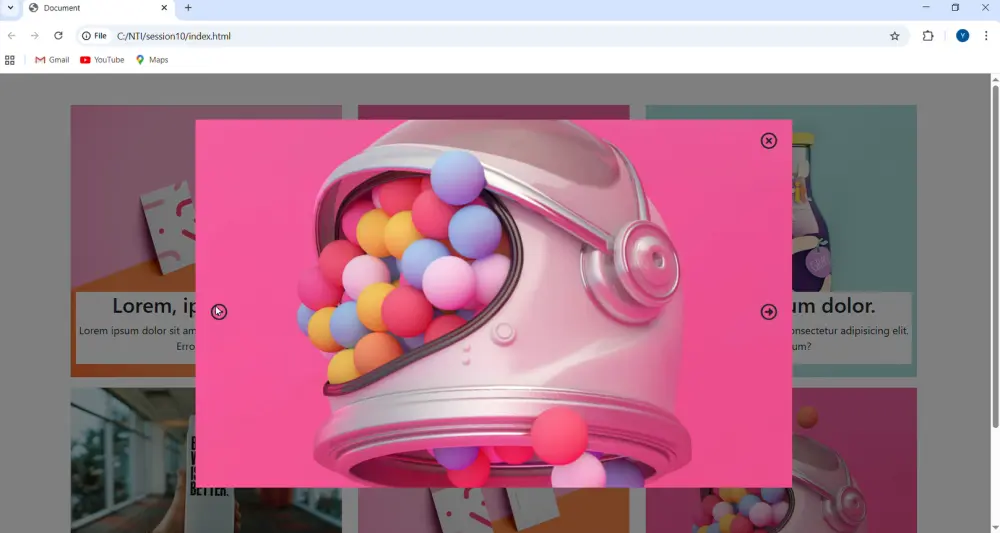 تصميم موقع احترافي لعرض الصور بشكل متتالي (Image Slider) بشكل أنيق وسريع التصفح، مع إمكانية التحكم في التنقل بين الصور وإضافة تأثيرات حركة بسيطة لتحسين تجربة المستخدم، متوافق مع جميع الأجهزة."