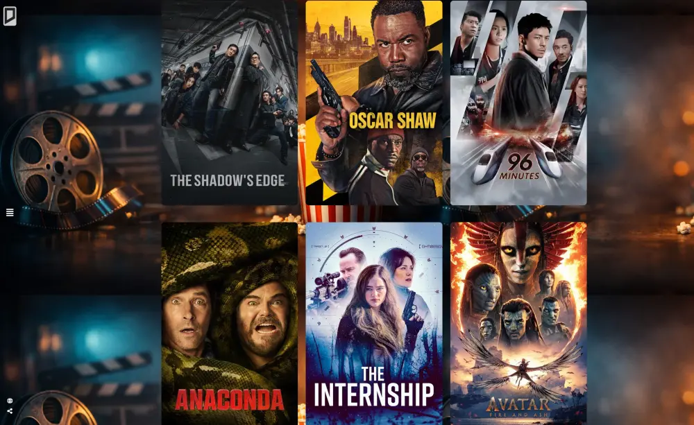 تصميم وتطوير موقع أفلام احترافي بتصميم عصري ومتجاوب 🎬