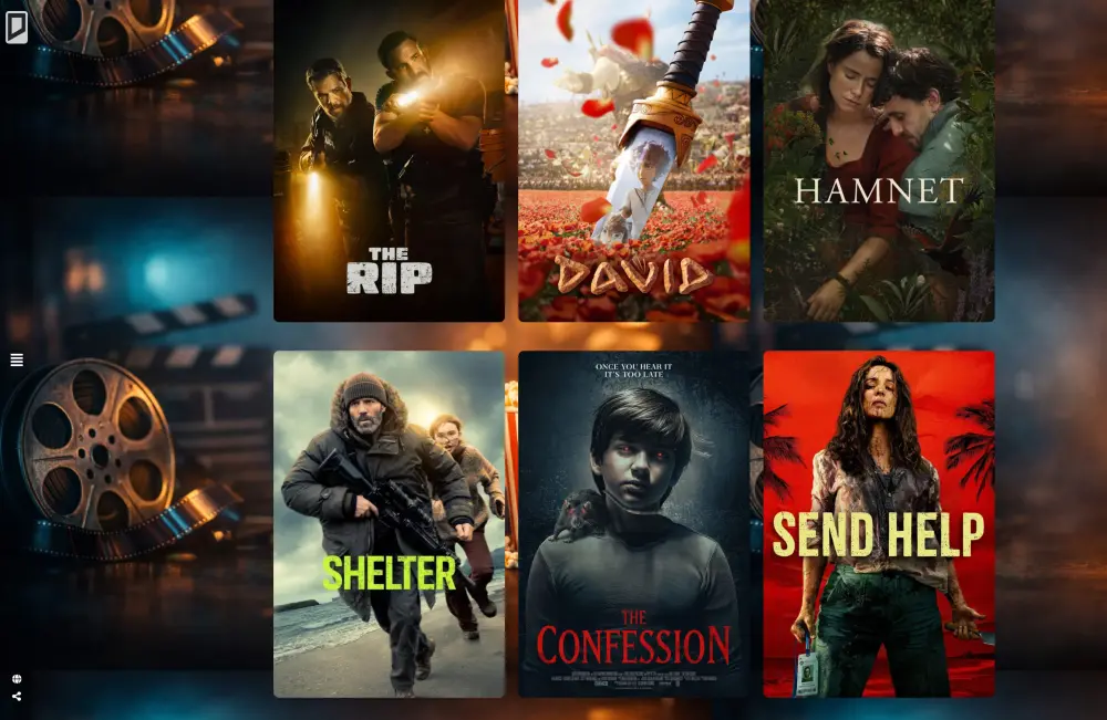 تصميم وتطوير موقع أفلام احترافي بتصميم عصري ومتجاوب 🎬