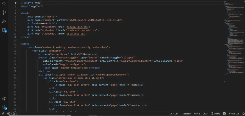 تصميم واجهات مواقع احترافية و متجاوبة باستخدام HTML, CSS, JavaScript, Bootstrap