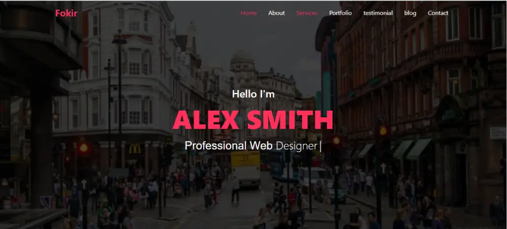 برمجة معرض أعمال شخصي ( Portfolio )احترافي بلمسات تفاعلية وحركات إنسيابية (HTML ,CSS ,JS)
