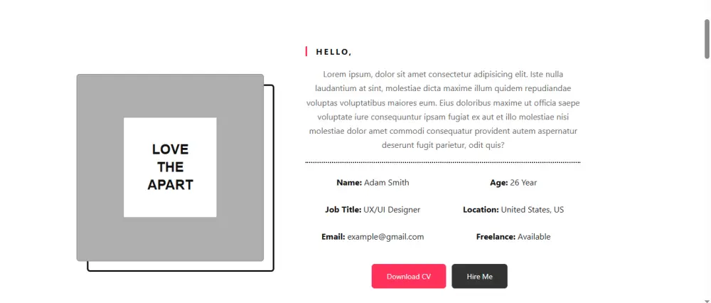 برمجة معرض أعمال شخصي ( Portfolio )احترافي بلمسات تفاعلية وحركات إنسيابية (HTML ,CSS ,JS)
