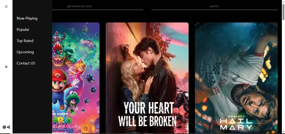برمجة وتطوير تطبيق ويب لعرض الأفلام (Movie App) باستخدام TMDB API