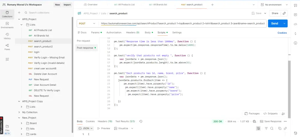 (اختبار واجهات REST API باحترافية باستخدام Postman)
